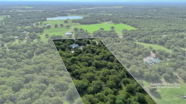 a view of a lush green field