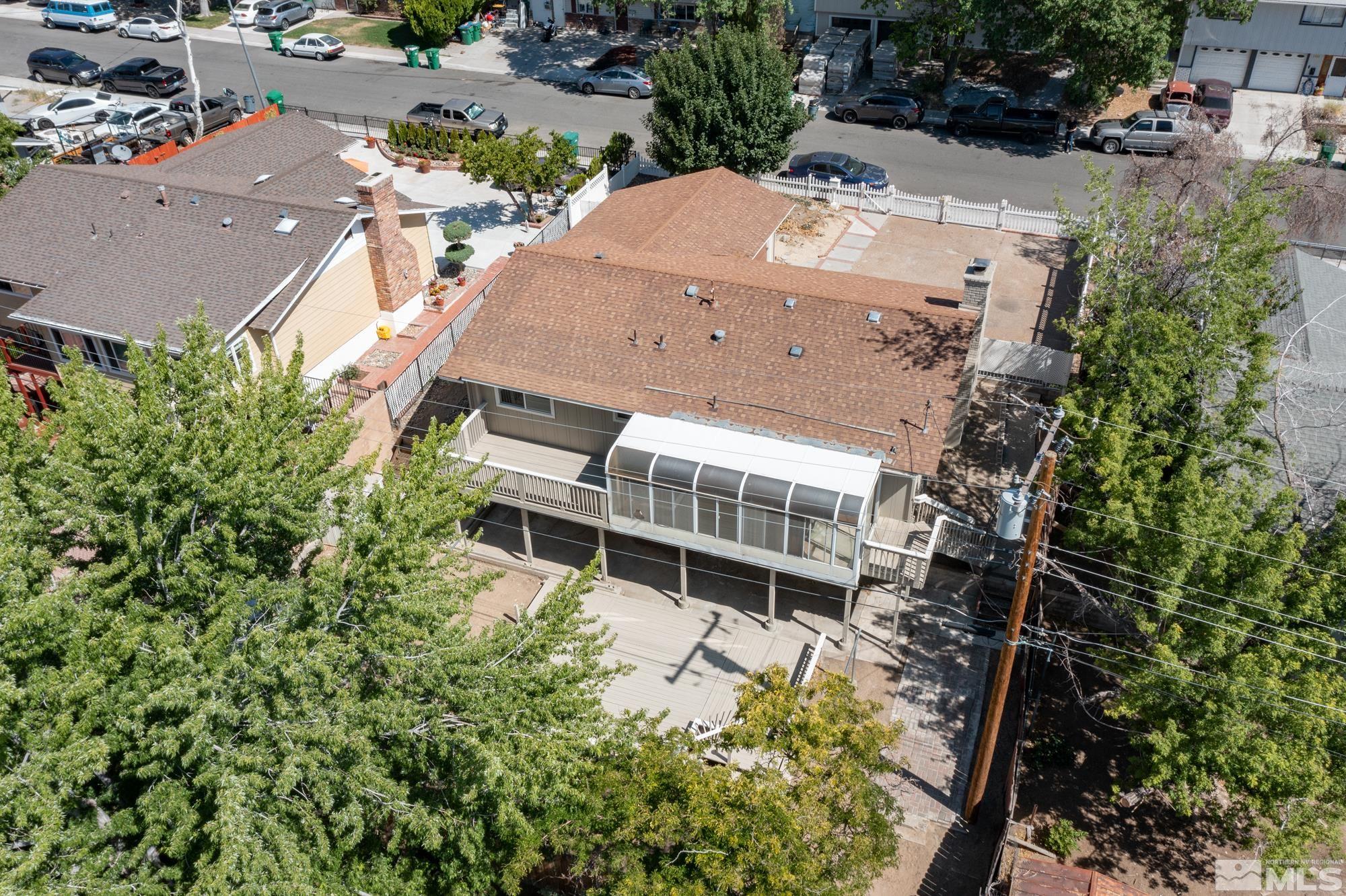 1750 Carlin Street Reno, NV 89503 - Photo 37 of 38 an aerial view of a house with a yard