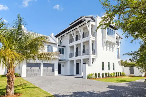 a front view of a multi story residential apartment building