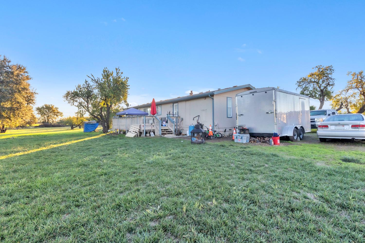 25752 State Highway Esparto, CA 95627 - Photo 8 of 60 a view of backyard with small garden and entertaining space