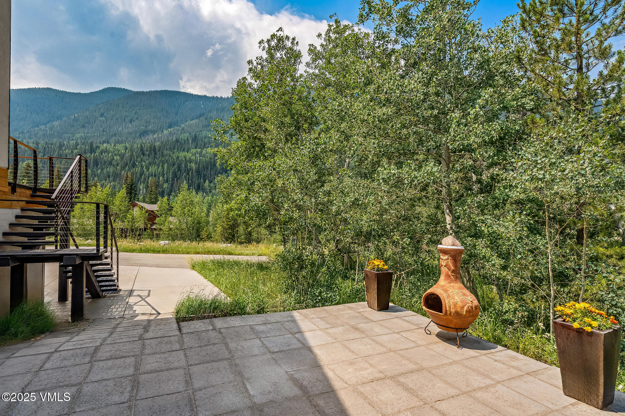 4545 Big Horn Road Vail, CO 81657 - Photo 35 of 49 a view of a backyard