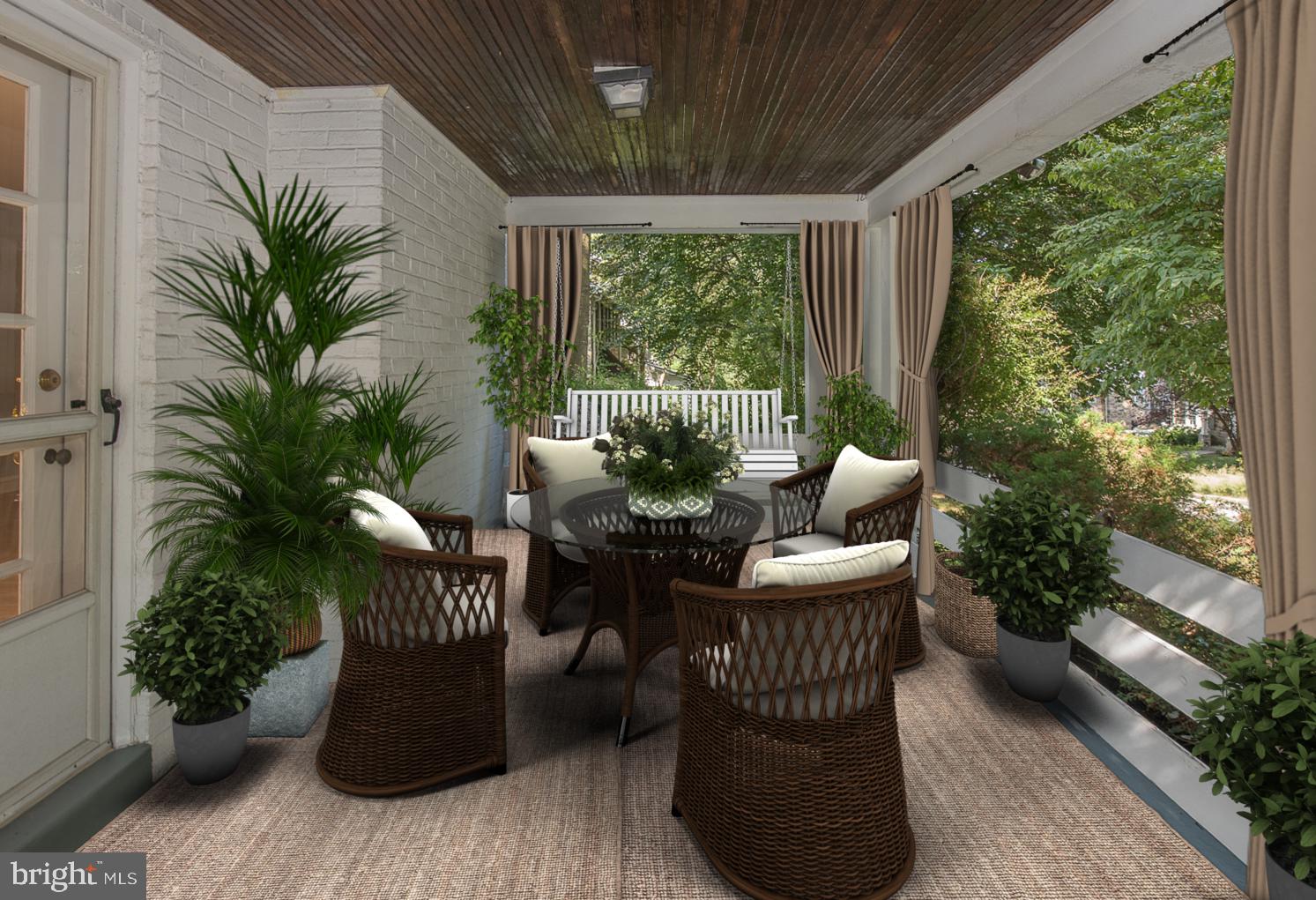 625 Fordham Road Bala Cynwyd, PA 19004 - Photo 18 of 20 Virtually Staged Porch