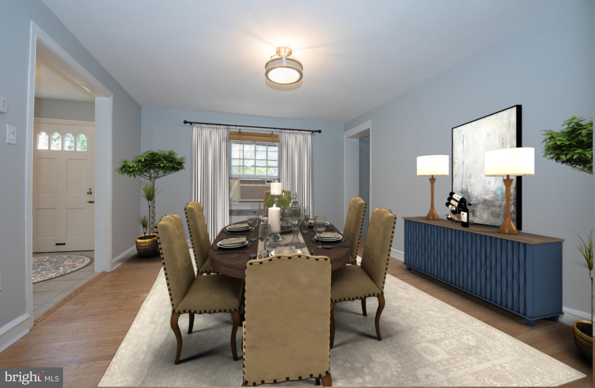 625 Fordham Road Bala Cynwyd, PA 19004 - Photo 5 of 20 Virtually Staged Dining Room