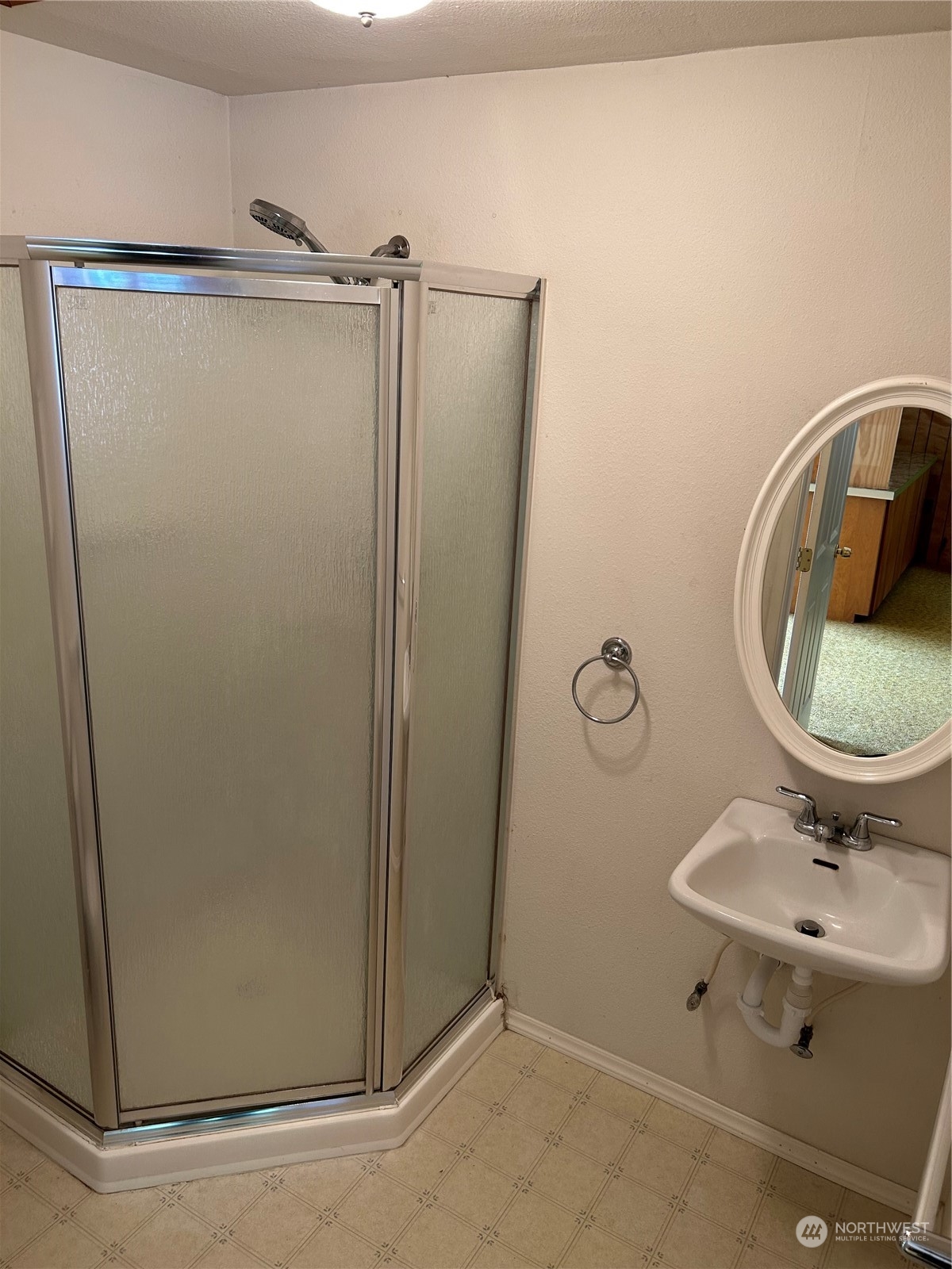 41 Cove Way Brinnon, WA 98320 - Photo 17 of 39 a bathroom with a sink and mirror