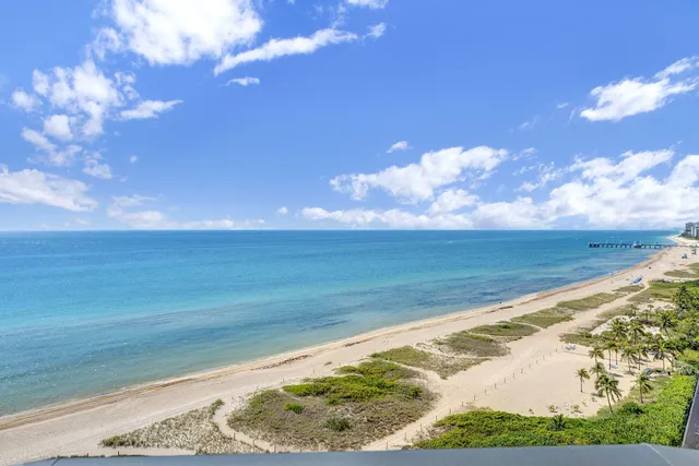 a view of a dining room with furniture wooden floor and a kitchen