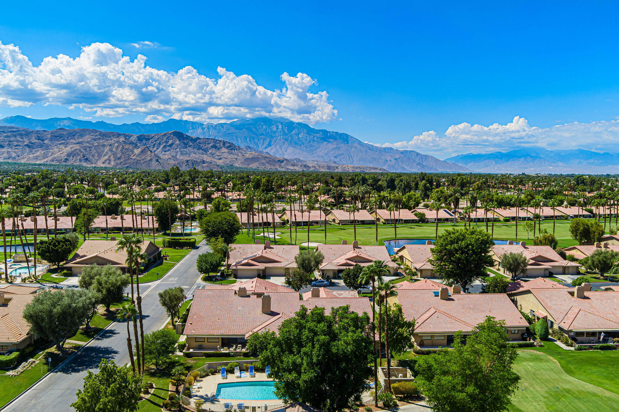 4 Maximo Way Palm Desert, CA 92260 - Photo 5 of 51 a view of a city with lots of residential buildings ocean and mountain view in back