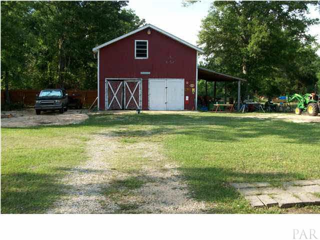 1042 Isabella Road Cantonment, FL 32533 - Photo 13 of 19 BARN ALSO HAS UPSTAIRS, BUT HEY, NO PARKING UP HERE!
