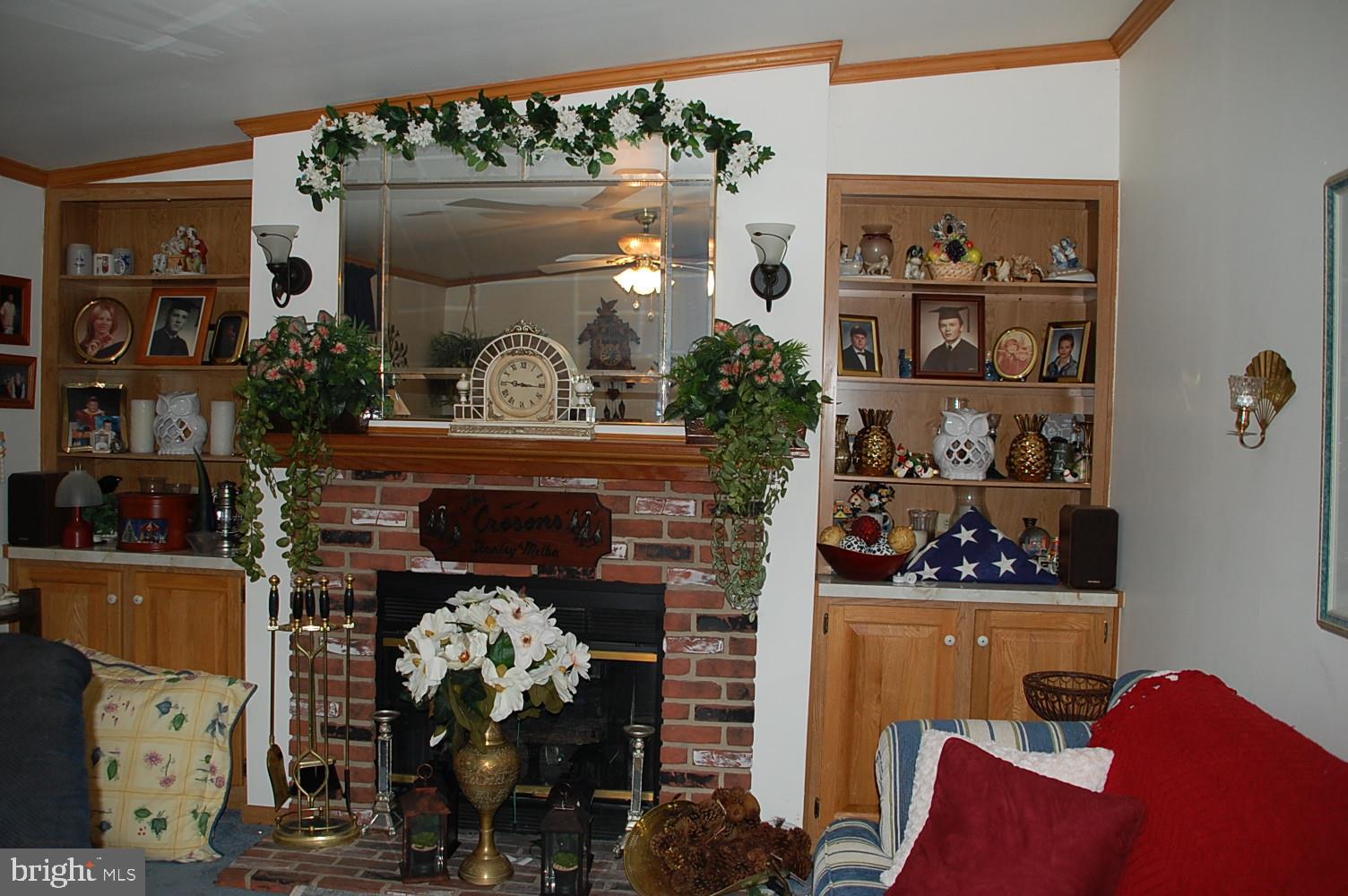10505 Cedarville Road Brandywine, MD 20613 - Photo 13 of 22 Family Room~ Fireplace (electric or wood burning)