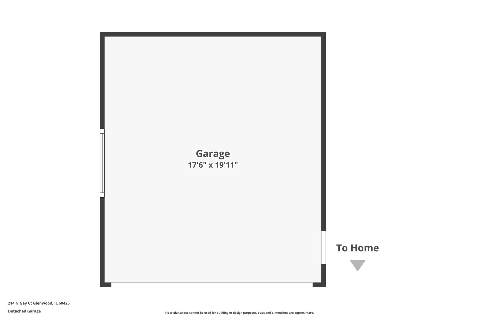 214 North Gay Court Glenwood, IL 60425 - Photo 20 of 20 a picture of a floor plan