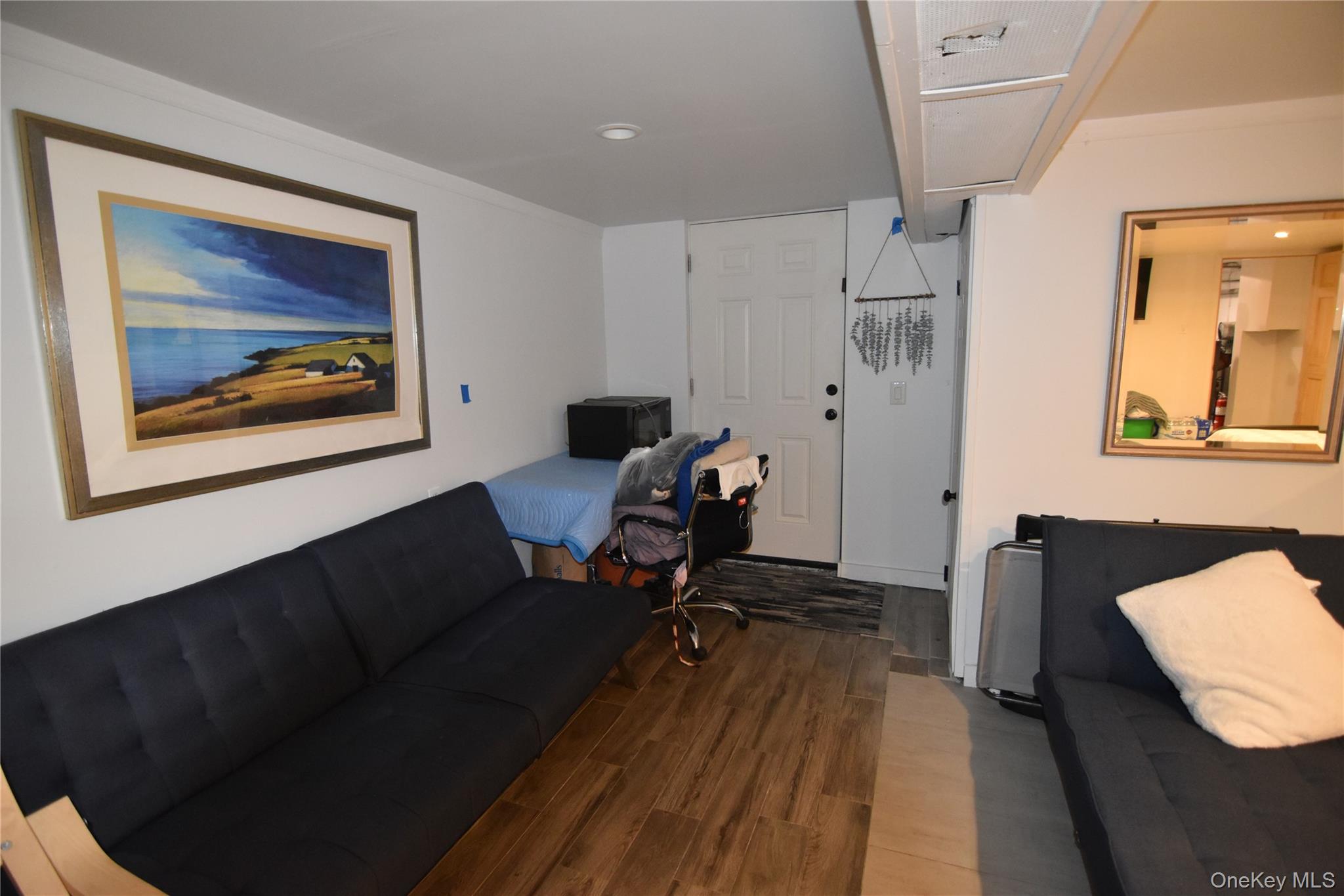 25-48 89th Street Queens, NY 11369 - Photo 12 of 17 a living room with furniture and a painting