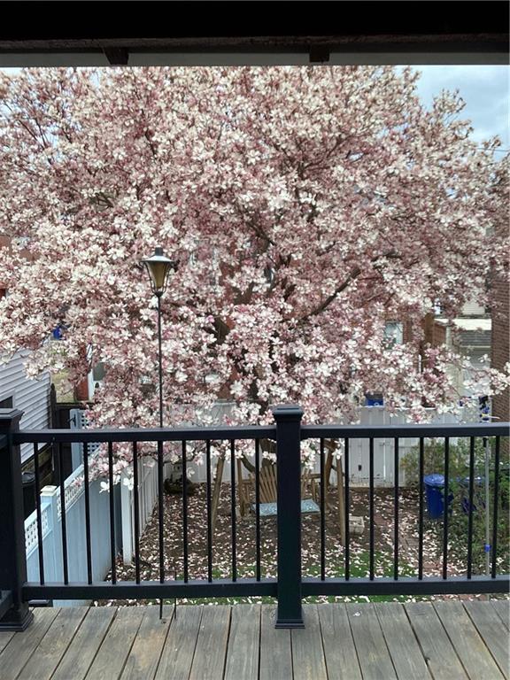 164 45th Street Pittsburgh, PA 15201 - Photo 45 of 47 a view of balcony with wooden floor
