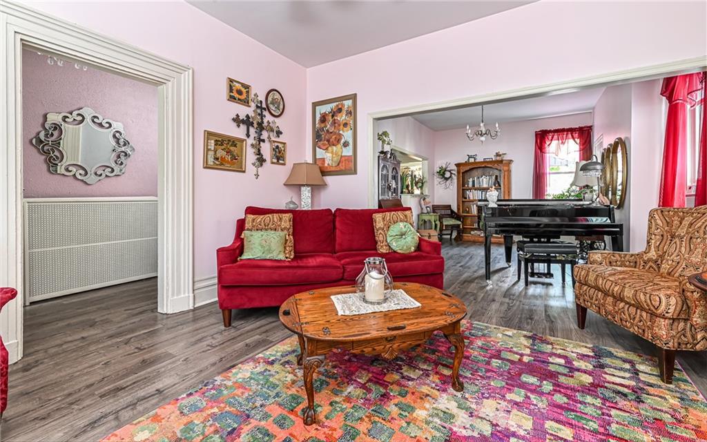 164 45th Street Pittsburgh, PA 15201 - Photo 7 of 47 a living room with furniture and wooden floor