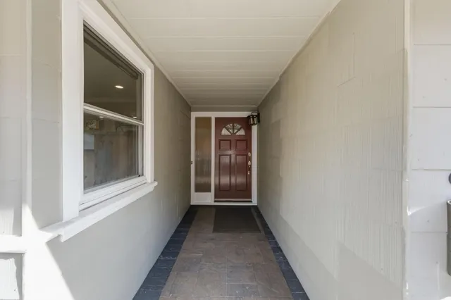 a view of a hallway