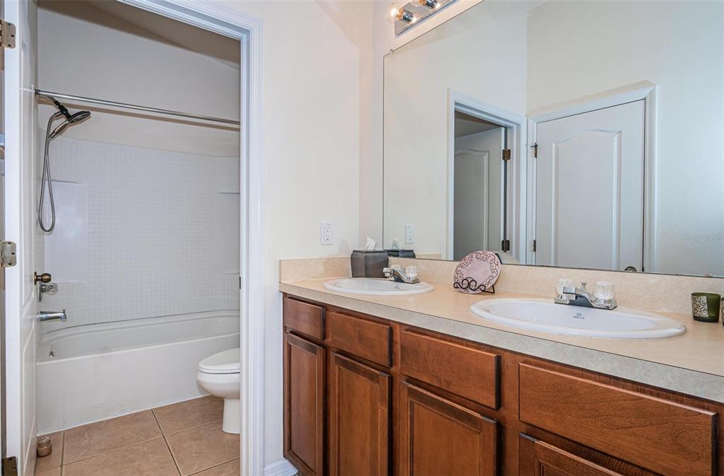 9013 Moonlit Meadows Loop Riverview, FL 33578 - Photo 11 of 43 a bathroom with a sink a toilet and shower