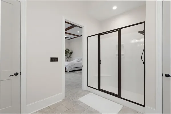 a view of a walk in closet