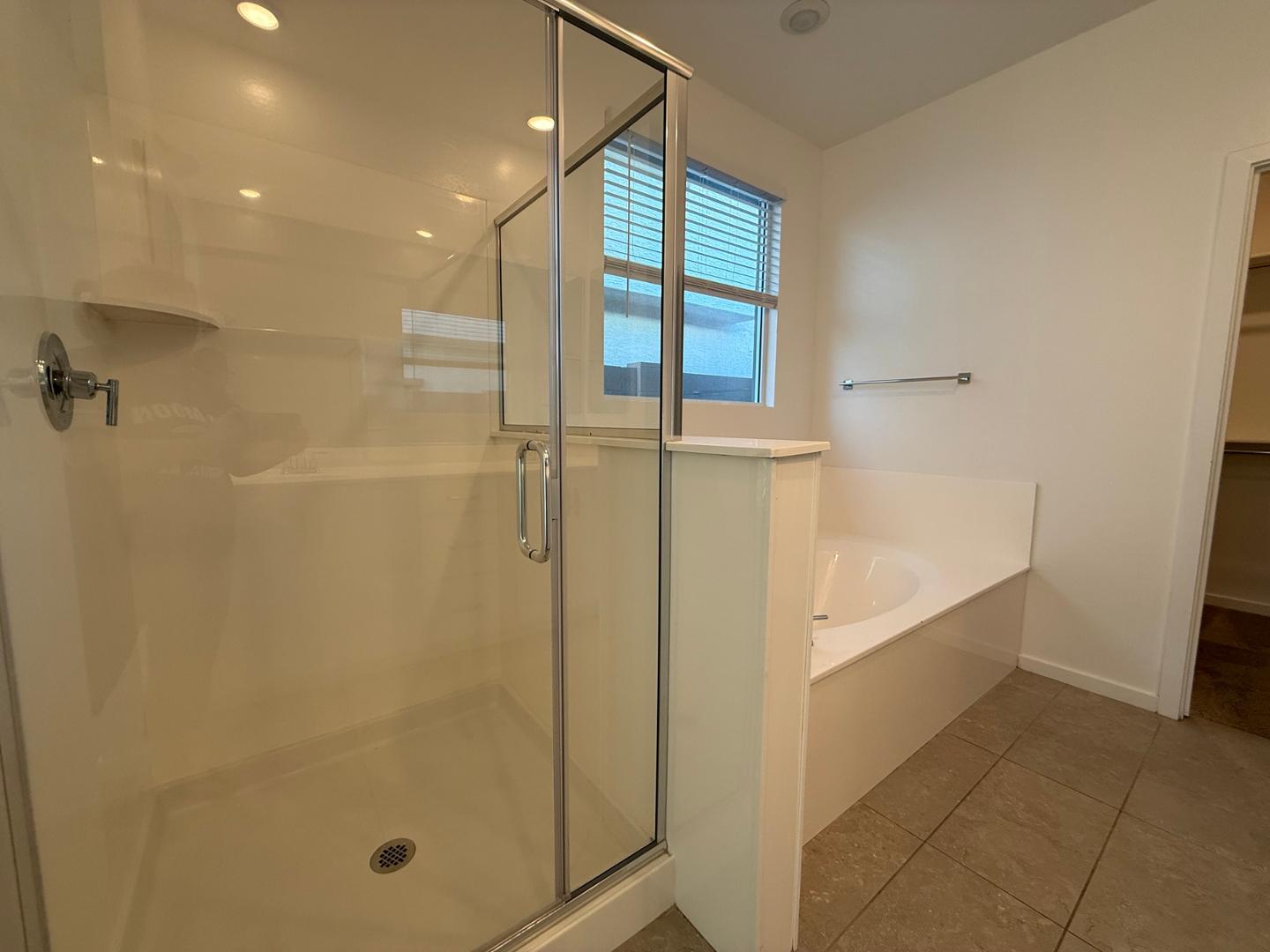 17760 West Cassia Way Goodyear, AZ 85338 - Photo 18 of 37 a bathroom with a shower and a tub