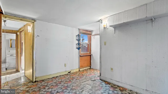 a view of an empty room