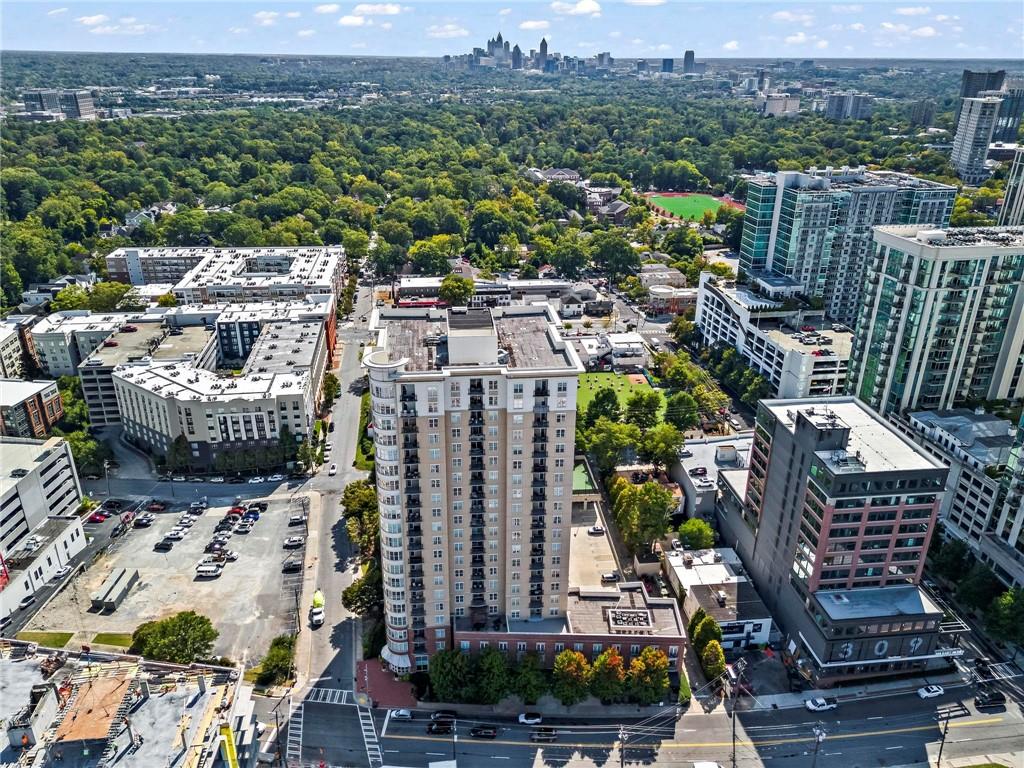 325 East Paces Ferry Road Northeast, Unit 703 Atlanta, GA 30305 - Photo 30 of 31 a view of city with balcony