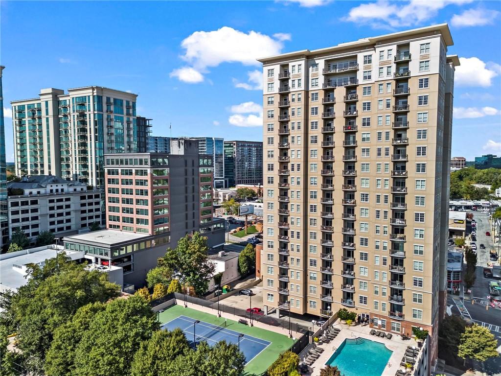 325 East Paces Ferry Road Northeast, Unit 703 Atlanta, GA 30305 - Photo 3 of 31 a view of a city with tall buildings
