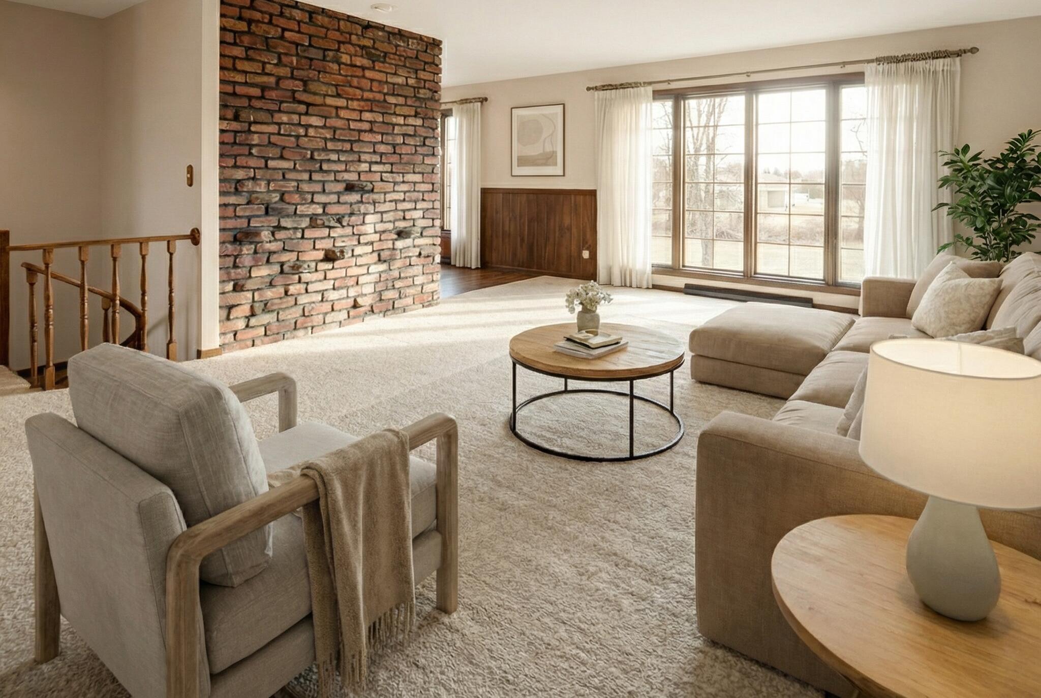 6955 Briergate Court Demotte, IN 46310 - Photo 5 of 44 a living room with furniture and a flat screen tv