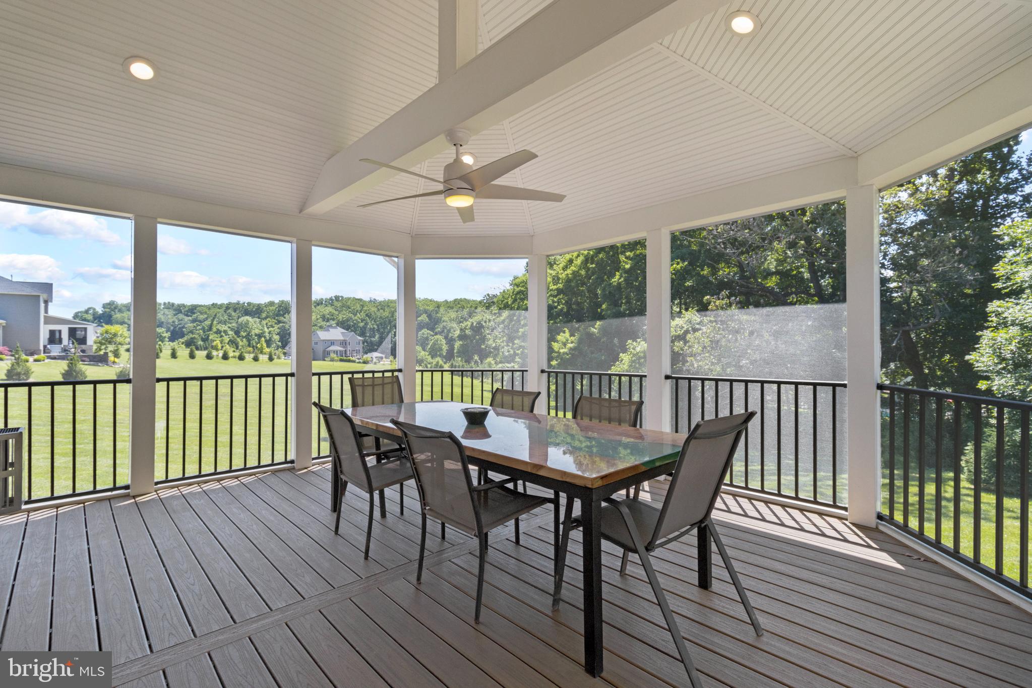 14432 Maple Ridge Court Baldwin, MD 21013 - Photo 17 of 68 Screened Porch w/ Trex, Vaulted Ceiling and Fan