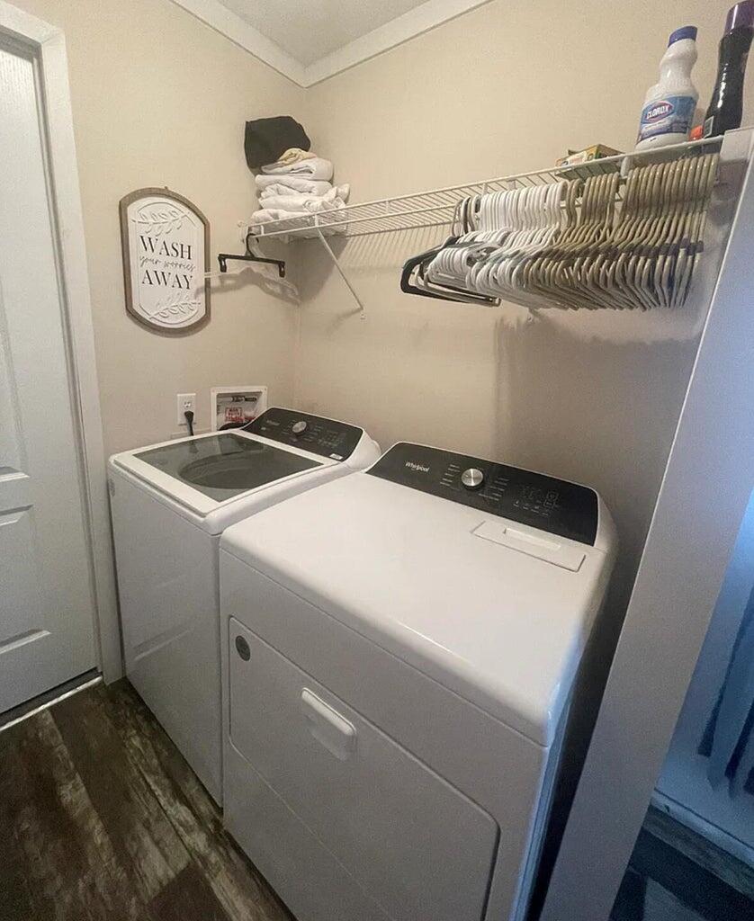 356 Mockingbird Avenue Fort Pierce, FL 34982 - Photo 6 of 12 a utility room with dryer and washer