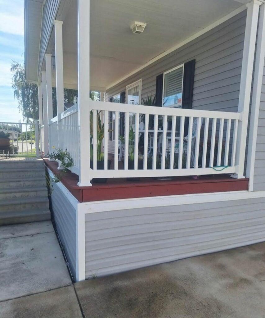 356 Mockingbird Avenue Fort Pierce, FL 34982 - Photo 9 of 12 a view of wooden balcony
