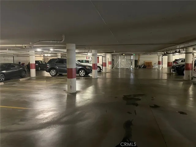 a car parked in front of a house