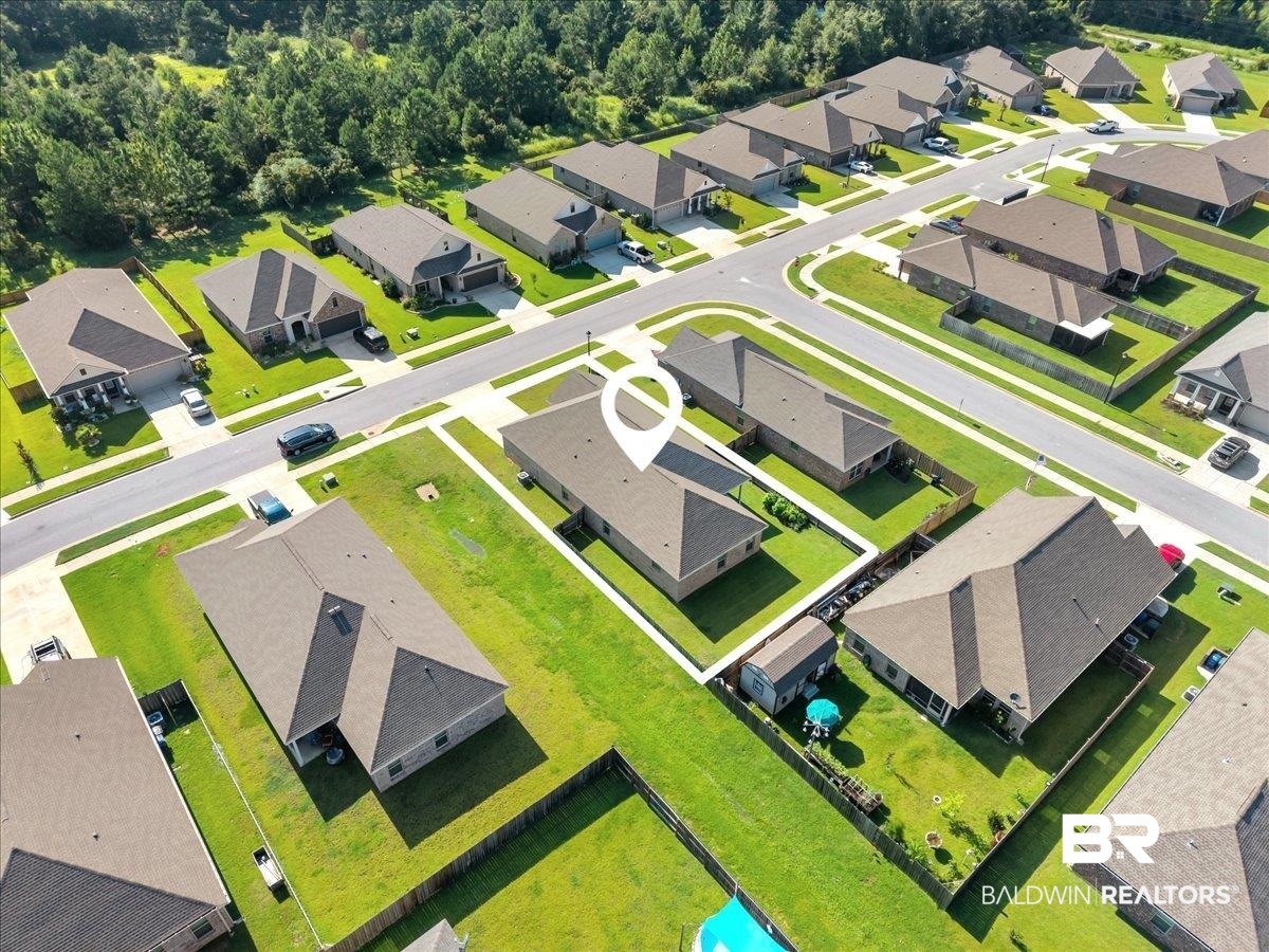 1112 Stella Road Foley, AL 36535 - Photo 30 of 33 Aerial view of residential area
