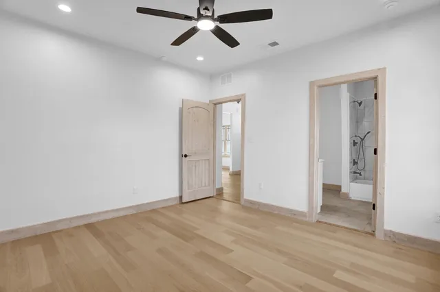 a view of a closet and window