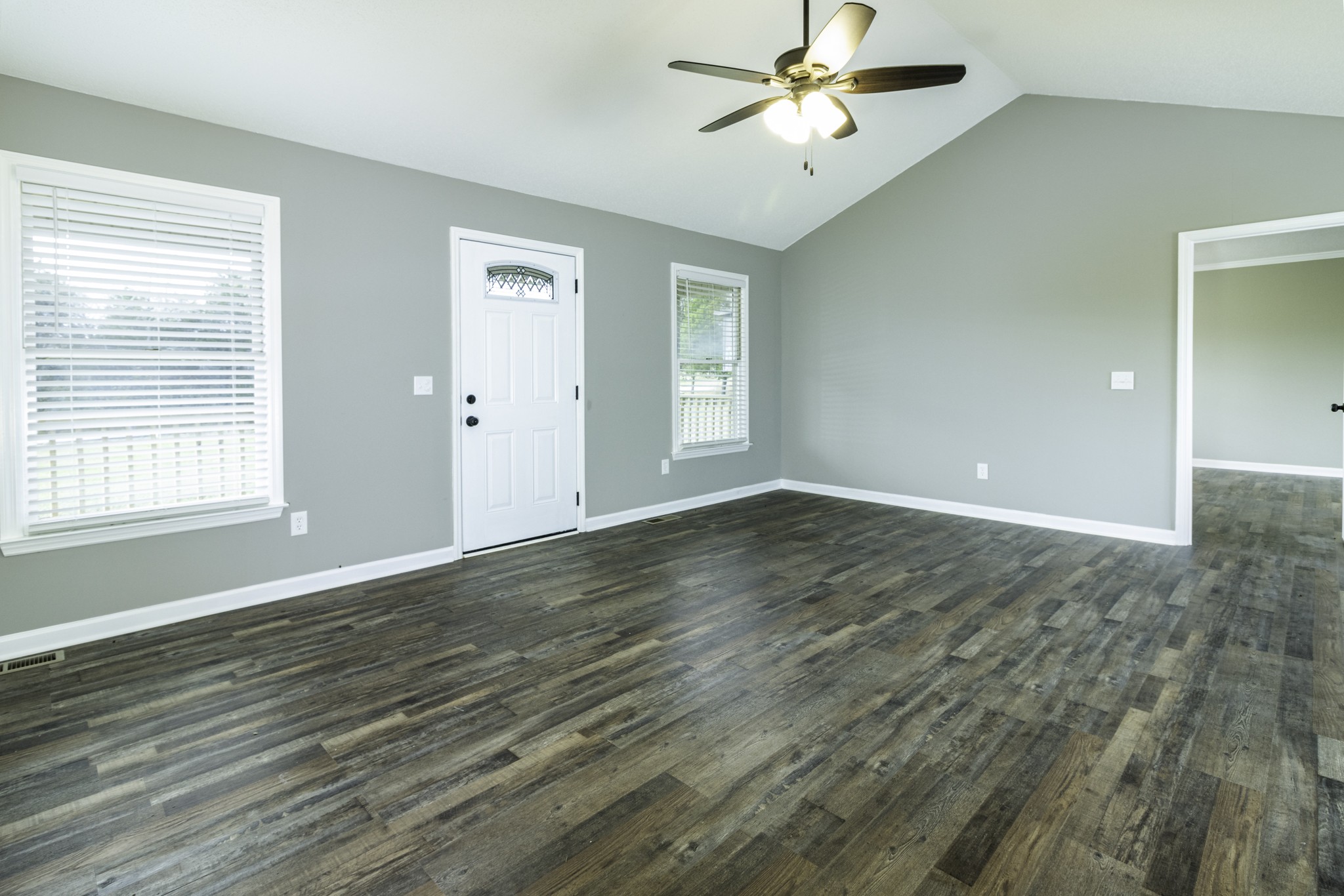 205 John Brownlow Road Pulaski, TN 38478 - Photo 3 of 19 a view of wooden floor and windows in a room