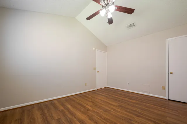wooden floor in an empty room
