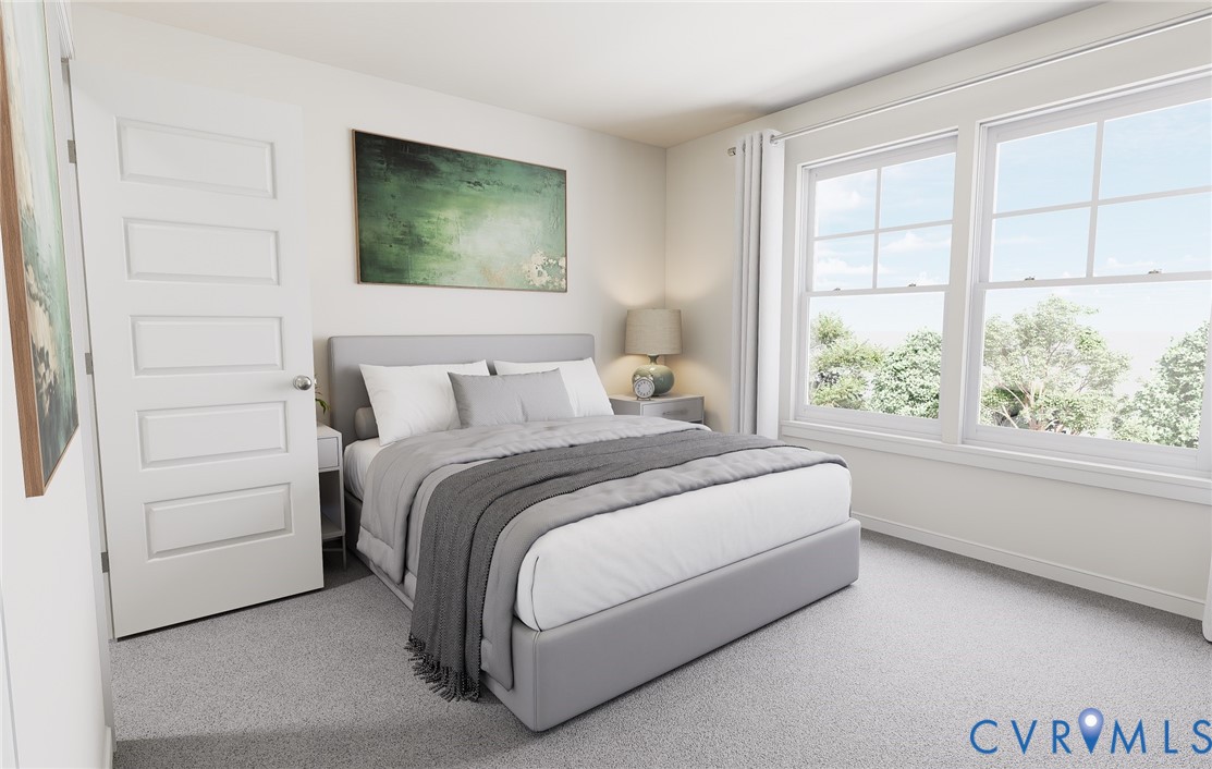 285 Greenpark Road Sandston, VA 23150 - Photo 13 of 29 a bedroom with a bed and a window