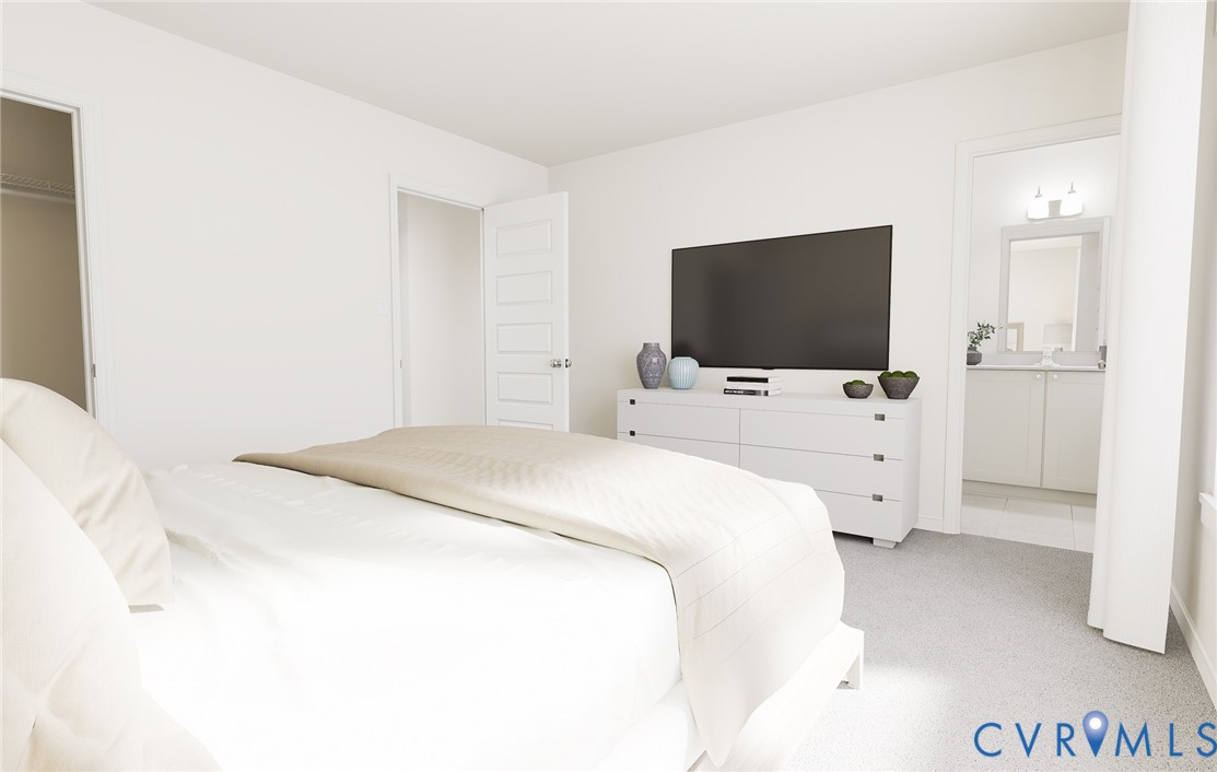 285 Greenpark Road Sandston, VA 23150 - Photo 17 of 29 a bedroom with bed and tv