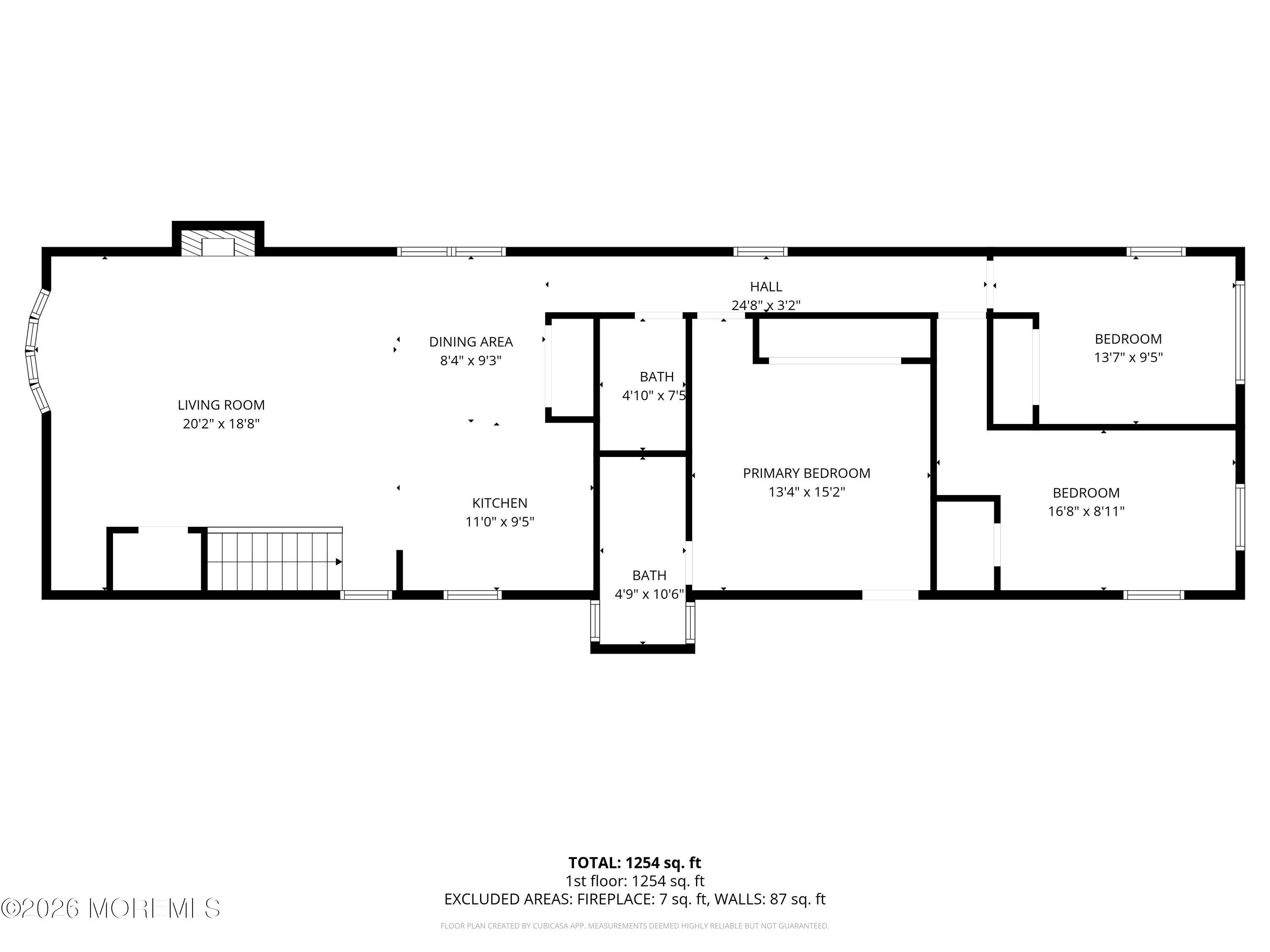9 Kearney Street Keyport, NJ 07735 - Photo 36 of 37 2D Floor Plan for 9 Kearney Street Suite