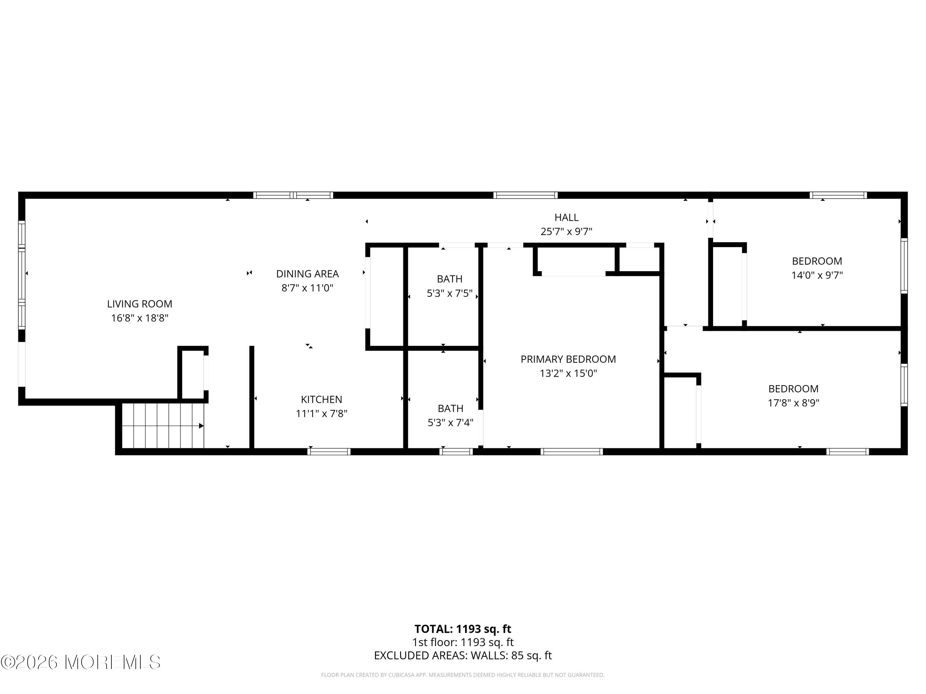 9 Kearney Street Keyport, NJ 07735 - Photo 37 of 37 2D Floor Plan for 9 Kearney Street Suite
