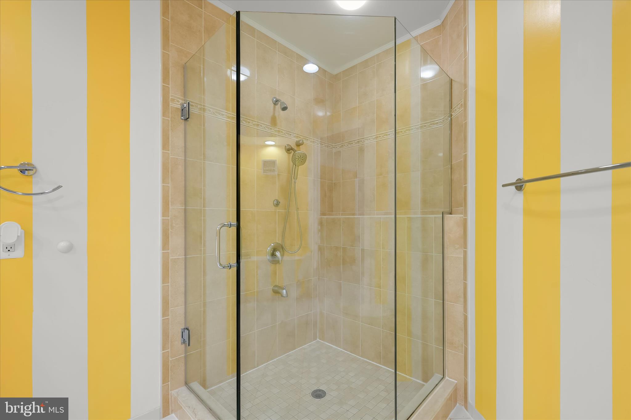 11678 Frederick Road Ellicott City, MD 21042 - Photo 65 of 118 a bathroom with a shower and a glass door