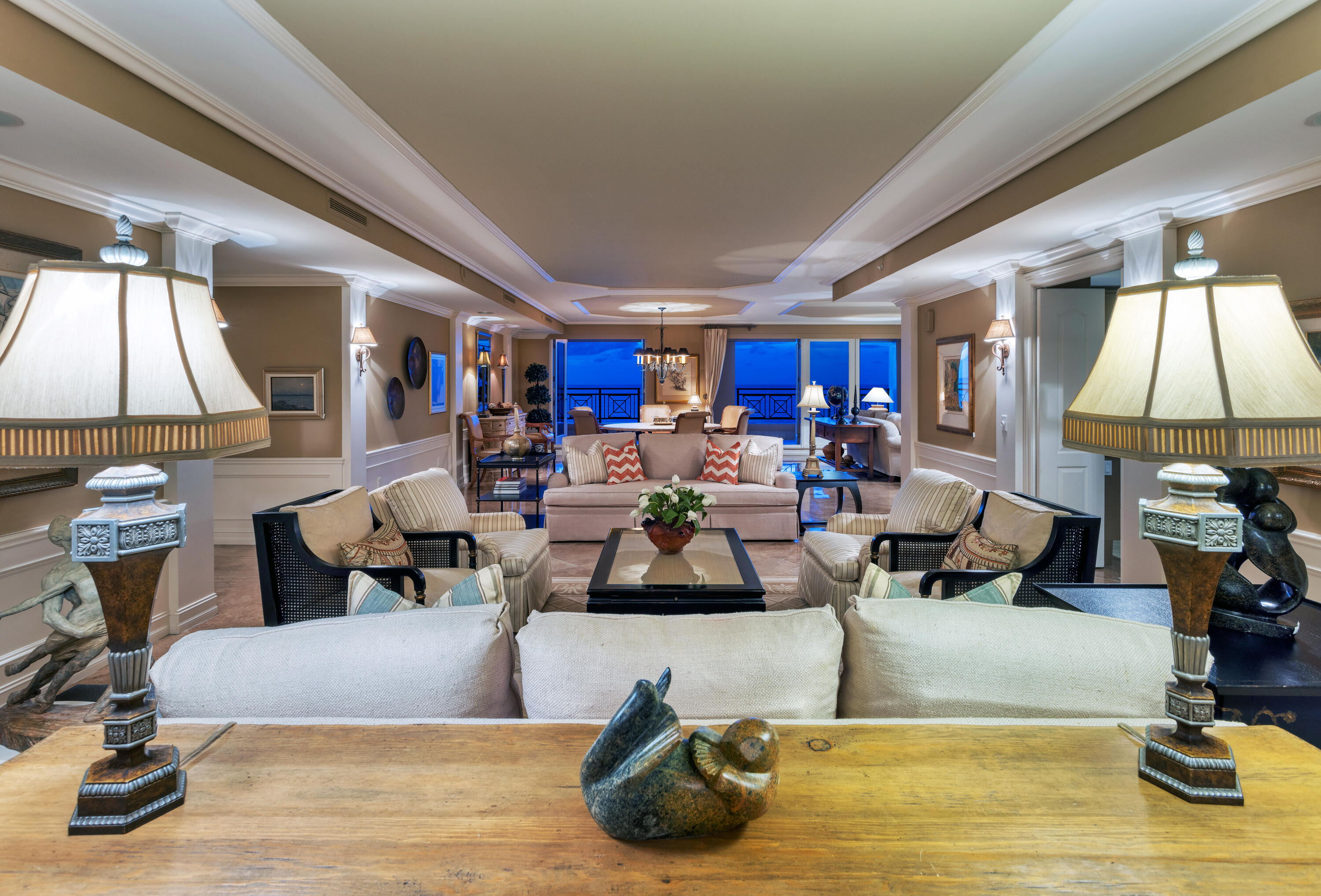 400 South Ocean Boulevard, Unit R14 Boca Raton, FL 33432 - Photo 4 of 29 LIVING ROOM