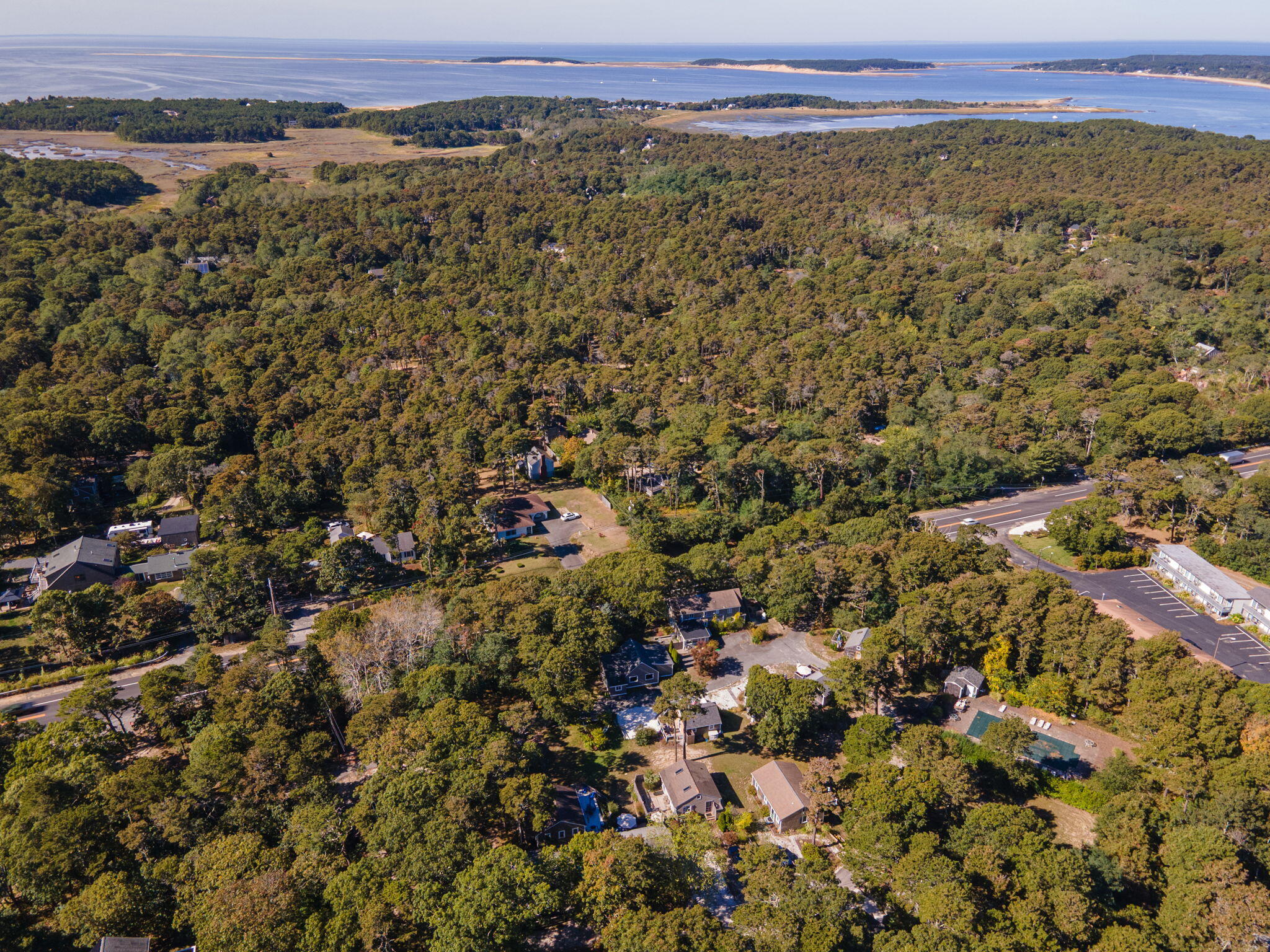 2032 State Hwy Route, Unit F/ (6) Wellfleet, MA 02667 - Photo 32 of 37 an aerial view of a city