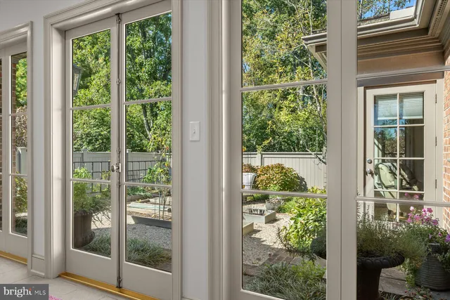 a view of a house from a window