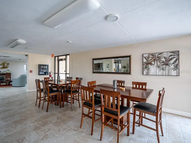 a view of a terrace with skyline