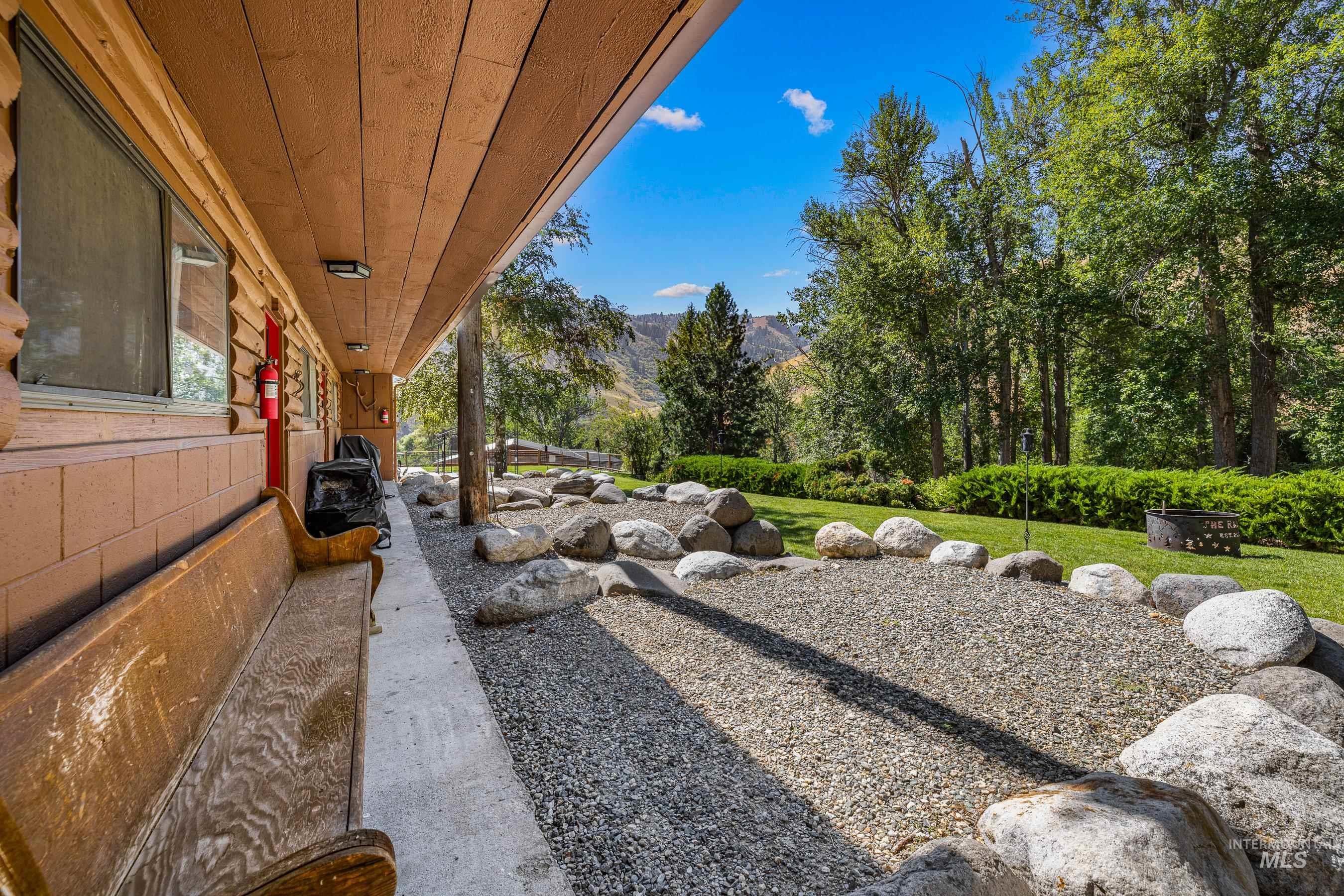 192 East Shingle Creek Road Riggins, ID 83549 - Photo 30 of 50 View of yard featuring a mountain view