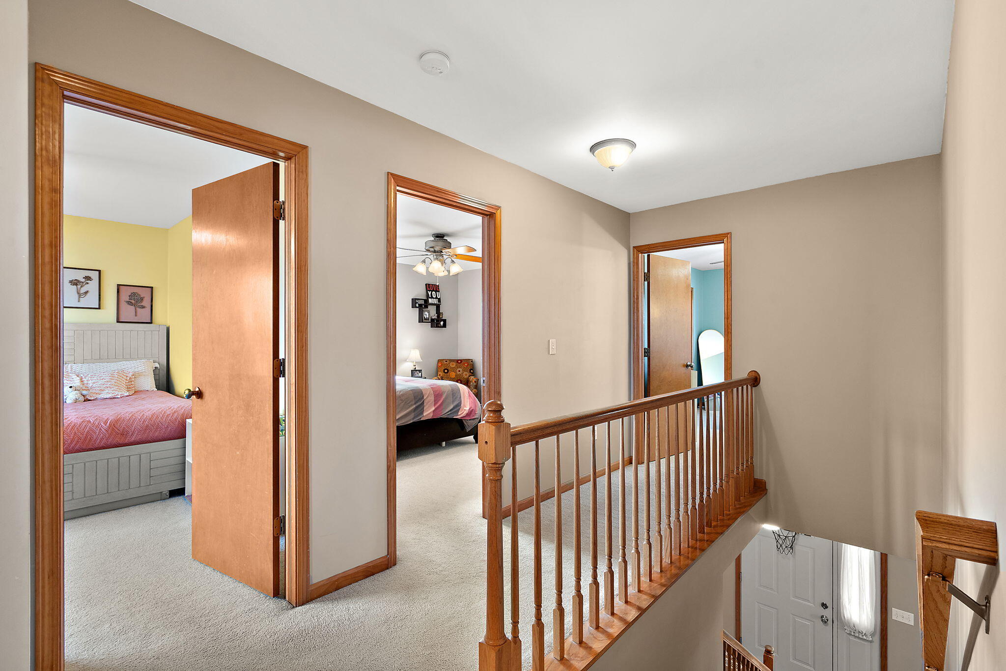 412 Chessington Drive Crown Point, IN 46307 - Photo 22 of 30 a view of a hallway and bedroom and a livingroom
