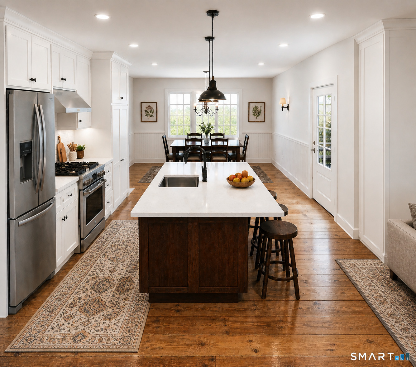 106 South Street Extension Coventry, CT 06238 - Photo 5 of 33 a kitchen with a dining table chairs stainless steel appliances and cabinets