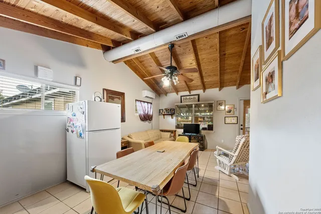 a storage room with washer and dryer