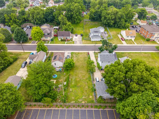 a view of swimming pool from a balcony