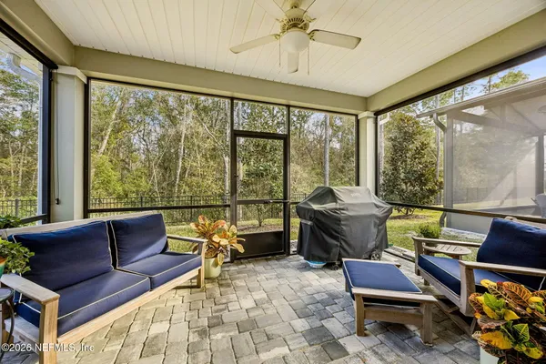 a house view with a garden space