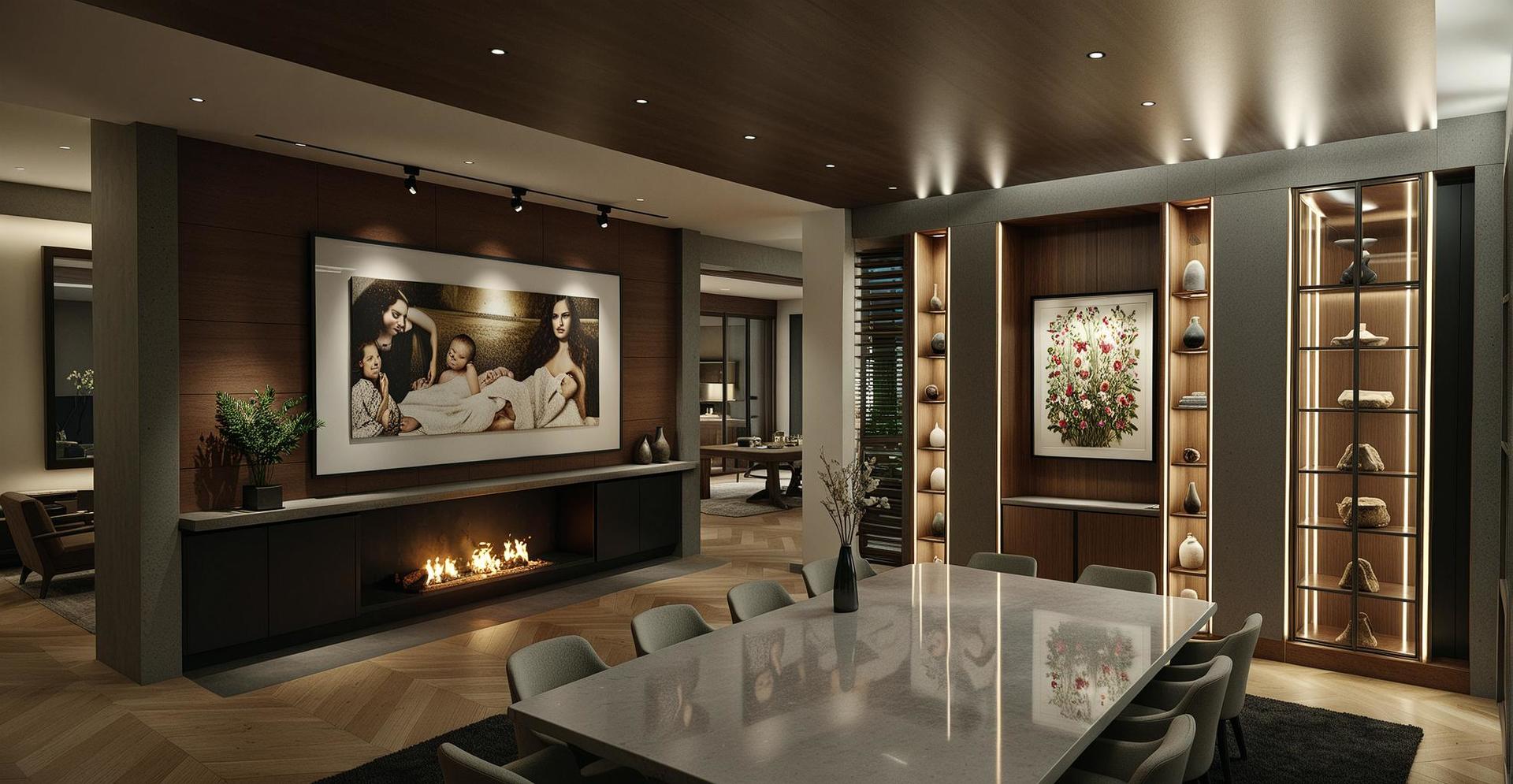 915 Sunset Road Winnetka, IL 60093 - Photo 5 of 14 a dining hall with stainless steel appliances a fireplace