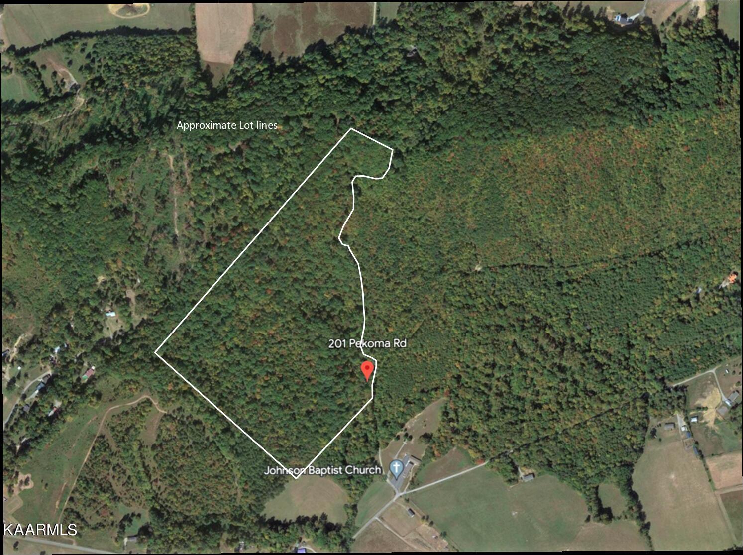201 Pekoma Road Philadelphia, TN 37846 - Photo 2 of 27 Approximate Lot Lines