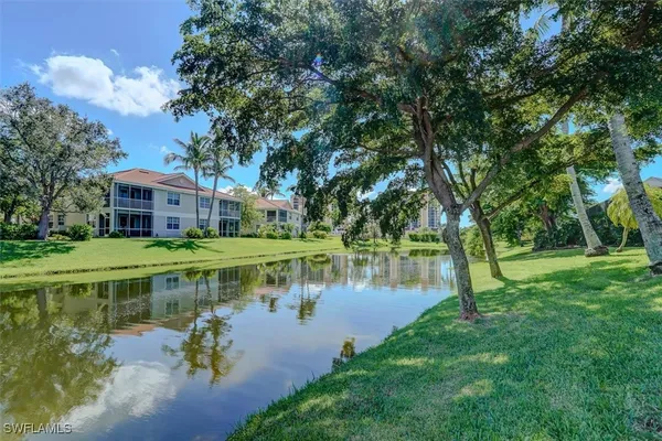 a view of a house with a lake view